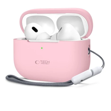 Tech-Protect Silicone puzdro na Apple AirPods Pro 1 / 2, ružové