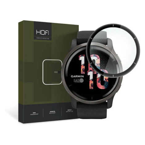 HOFI Hybrid ochranné sklo na Garmin Venu 2, čierne