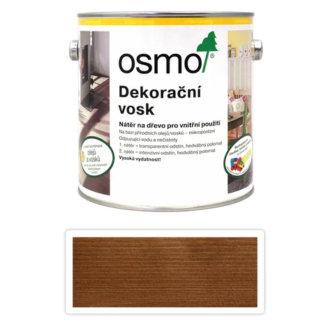 OSMO Dekoračný vosk transparentný 2.5 l Zlatý javor 3123
