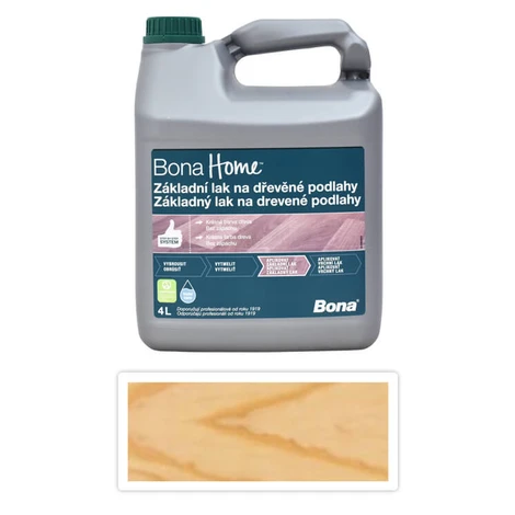 BONA Home Vrchný lak na drevené podlahy 4 l Bezfarebný matný