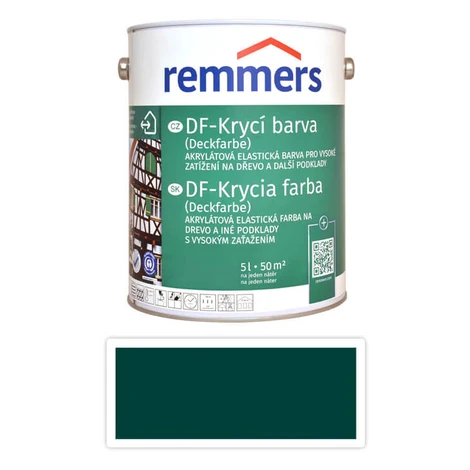 REMMERS DF - Krycia farba 5 l Flaschengrün / Fľašovo zelená