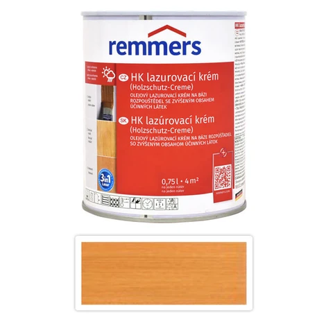 REMMERS HK lazúrovací krém 0.75 l Pínia