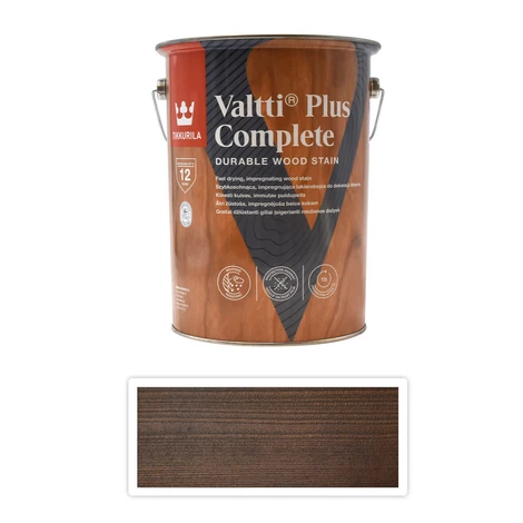 TIKKURILA Valtti Plus Complete - matná tenkovrstvová lazúra 5 l Orech