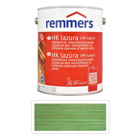 REMMERS HK lazúra - ochranná lazúra na drevo pre exteriér 5 l Jedľovo zelená