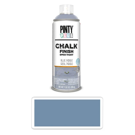 PINTYPLUS CHALK - kriedová farba v spreji na rôzne povrchy 400 ml Modrá indigo CK795