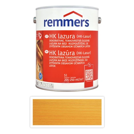 REMMERS HK lazúra - ochranná lazúra na drevo pre exteriér 5 l Borovica
