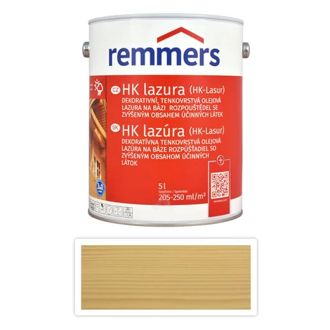 REMMERS HK lazúra - ochranná lazúra na drevo pre exteriér 5 l Hemlock