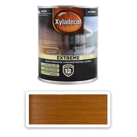 XYLADECOR Extreme - prémiová olejová lazúra na drevo 0.75 l Teak