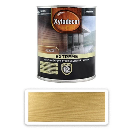XYLADECOR Extreme - prémiová olejová lazúra na drevo 0.75 l Bezfarebný
