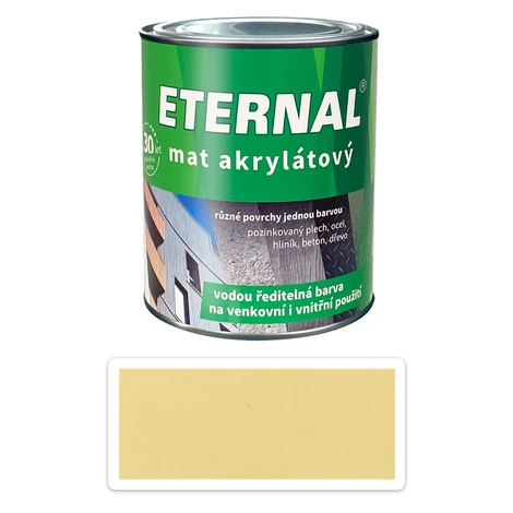 ETERNAL Mat akrylátový - vodouriediteľná farba 0.7 l Prírodné drevo 024