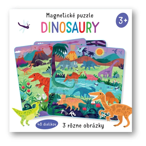 Magnetické puzzle Dinosaury