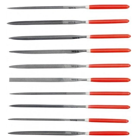 Sada pilníků jehlových 4 x 160 mm 10 ks Yato