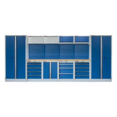 Kvalitný PROFI BLUE dielenský nábytok - 4535 x 2000 x 495 mm - MTGS1300AH AHProfi