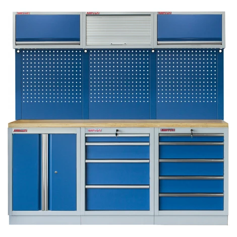 Zostava 6 ks PROFI BLUE dielenského nábytku 2040 x 495 x 2000 mm - MTGS1300BF AHProfi