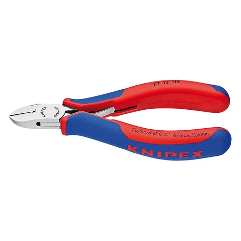 Bočné štiepacie kliešte pre elektroniku 115 mm - 7712115 Knipex