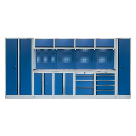 Kvalitný PROFI BLUE dielenský nábytok 4235 x 495 x 2000 mm - MTGS1300BB5 AHProfi