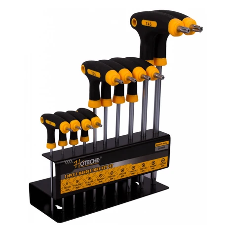 Sada T TORX skrutkovačov s otvorom 10 ks - HT262009 Hoteche