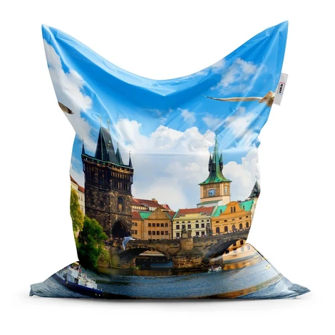 Sedací vak Classic Praha Karlov most 2 - 150x100 cm