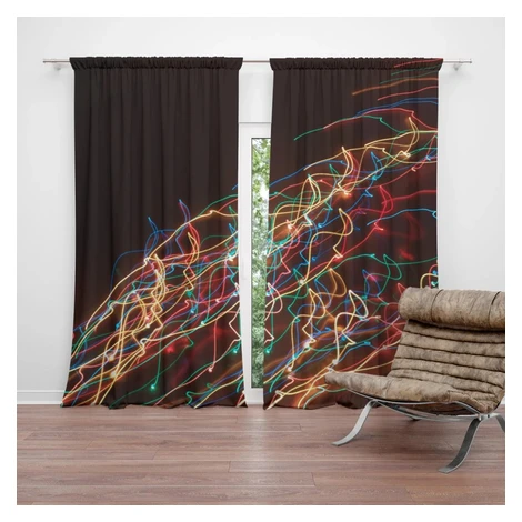 Záves Svetelný efekt: 2 ks 140x250 cm