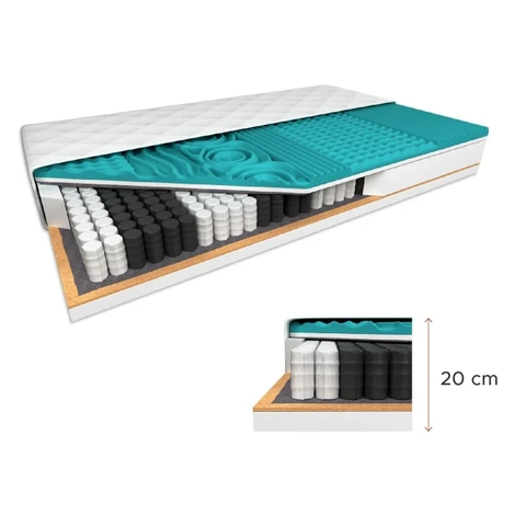 Kokosový matrac COCO MAXI 20 cm 140 x 200 cm Ochrana matraca: VRÁTANE chrániča matraca