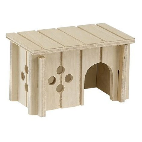 Domček pre malé hlodavce, drevený - 12,5x7,5x7cm Ferplast
