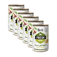 Konzerva Brit Fresh Duck with Millet 6 x 400 g