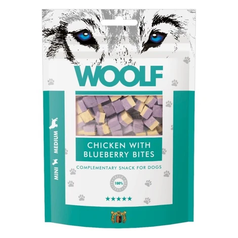 WOOLF Chicken with Blueberry Bites 100 g