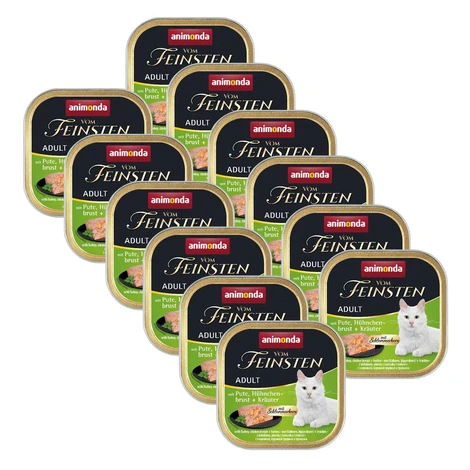 Animonda Vom Feinsten Adult Cat morčacie, kuracie + bylinky 12 x 100 g