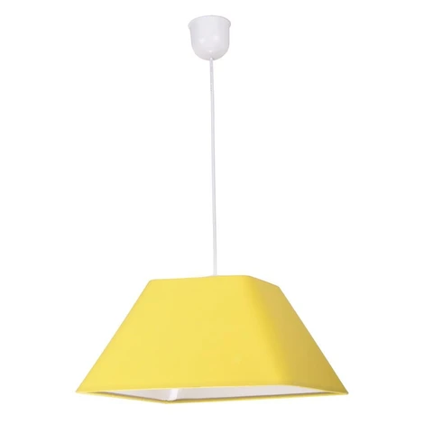 Závesný luster na lanku ROBIN - 1xW27, 60W, žltý