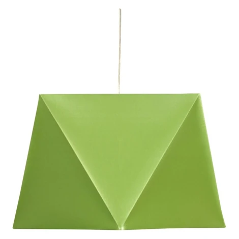 Moderné závesné osvetlenie HEXAGEN - 1xE27, 60W, strieborné / zelené