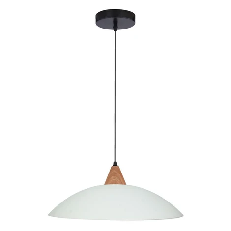 Závesné osvetlenie na lanku OTRIKS - 1xE27, 60W, čierne / biele