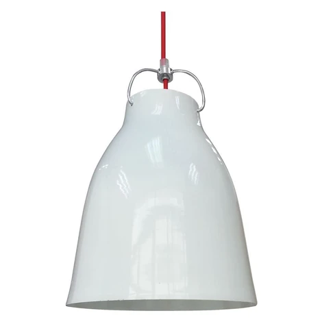 Závesný luster na lanku PENSILVANIA - 1xE27, 60W, biely
