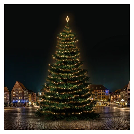 Sada LED svetiel pre vianočné stromčeky s výškou 21-23 m, teplá biela DecoLED