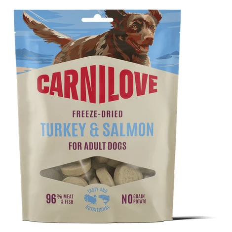 CARNILOVE Dog FREEZE DRIED Turkey & Salmon 60 g