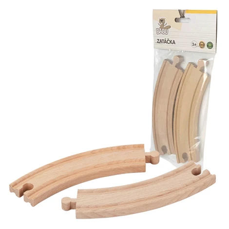 Kolej zatáčka 17cm 2 ks