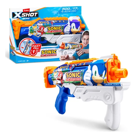 Zuru x shot Vodná pištoľ Sonic the Hedgehog Fast Fill Skins