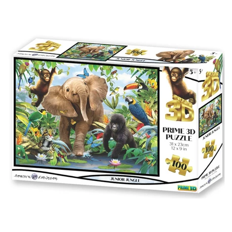 PRIME 3D puzzle Junior Jungle 100 ks