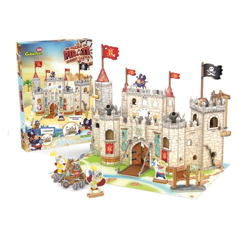CubicFun 3D puzzle Pirátský hrad 183 ks