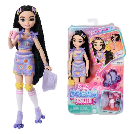 Barbie Dream Besties bábika na kolieskových korčuliach - Renee Mattel