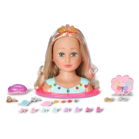 Zapf Creation BABY born Staršia sestrička česacia hlava a make-up