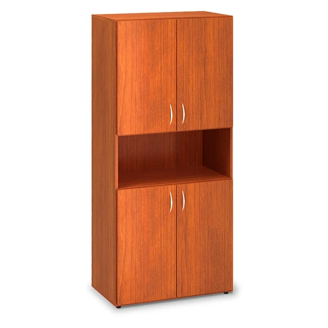Interiér Říčany Vysoká skriňa ProOffice 80 x 47 x 178 cm, čerešňa