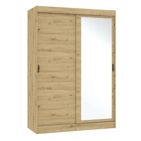 Rauman Šatníková skriňa Icedo so zrkadlom, dub artisan