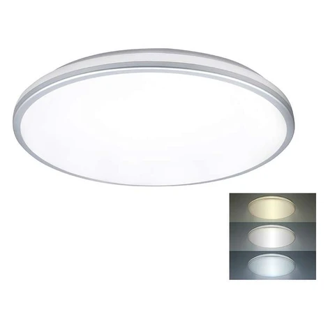 Solight LED stropné svetlo odolné voči vlhkosti WO797 - priemer 38 cm, biela
