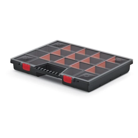 Prosperplast s.r.o. Kufríkový organizér 49 × 39 × 6,5 cm, čierna
