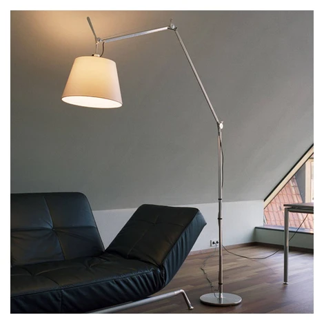 Artemide Tolomeo Mega LED Floor hliník pergamen 36