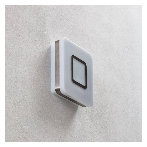 STEINEL RS M1 V2 LED nástenné svetlo z brúsenej nehrdzavejúcej ocele