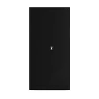 Skriňa do dielne BRUNO, 920 x 1850 x 500 mm, All Black: čierna