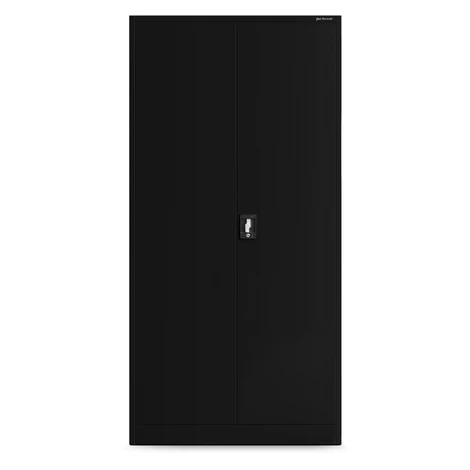 Skriňa do dielne BRUNO, 920 x 1850 x 500 mm, All Black: čierna