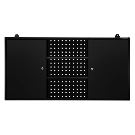 Závesná skriňa na náradie BEN, 1200 x 600 x 200 mm, All Black: čierna