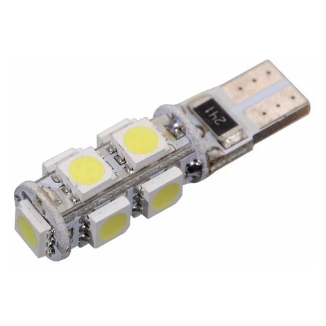 Žiarovka 9 SMD LED 12V T10 s rezistorom CAN-BUS ready biela Compass